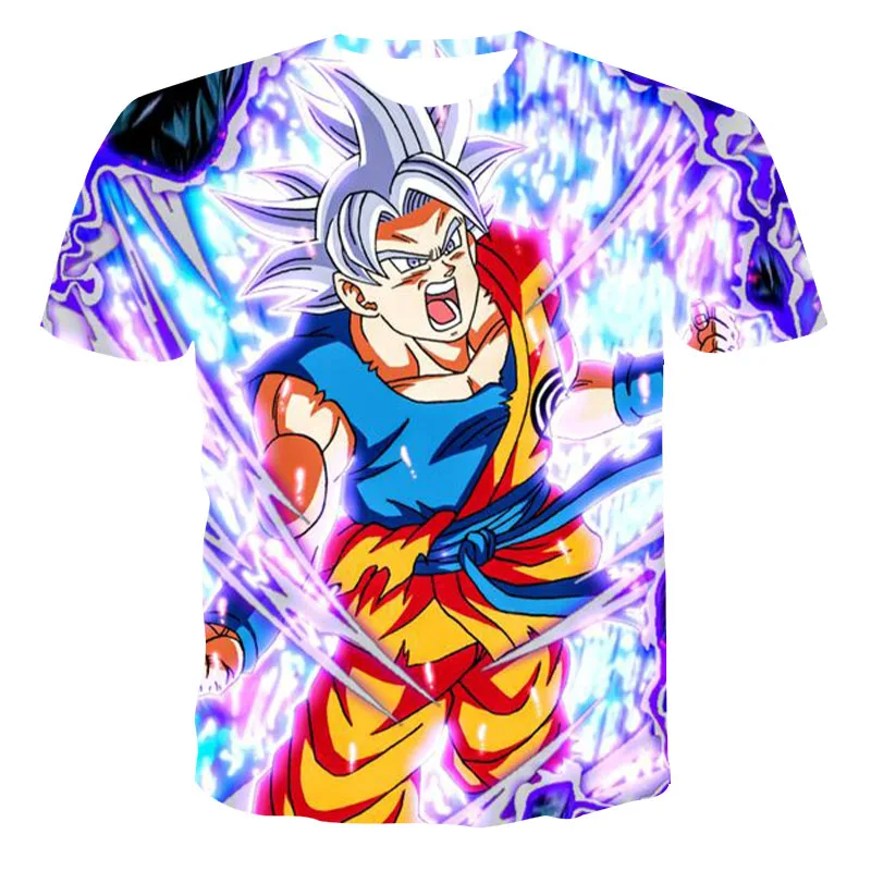 

2021Summer The New 3D printing Boy/Girl Short Sleeve Fighting Monkeys T-Shirt Comfortable Casual Anime Figure Oversized T-Shirt