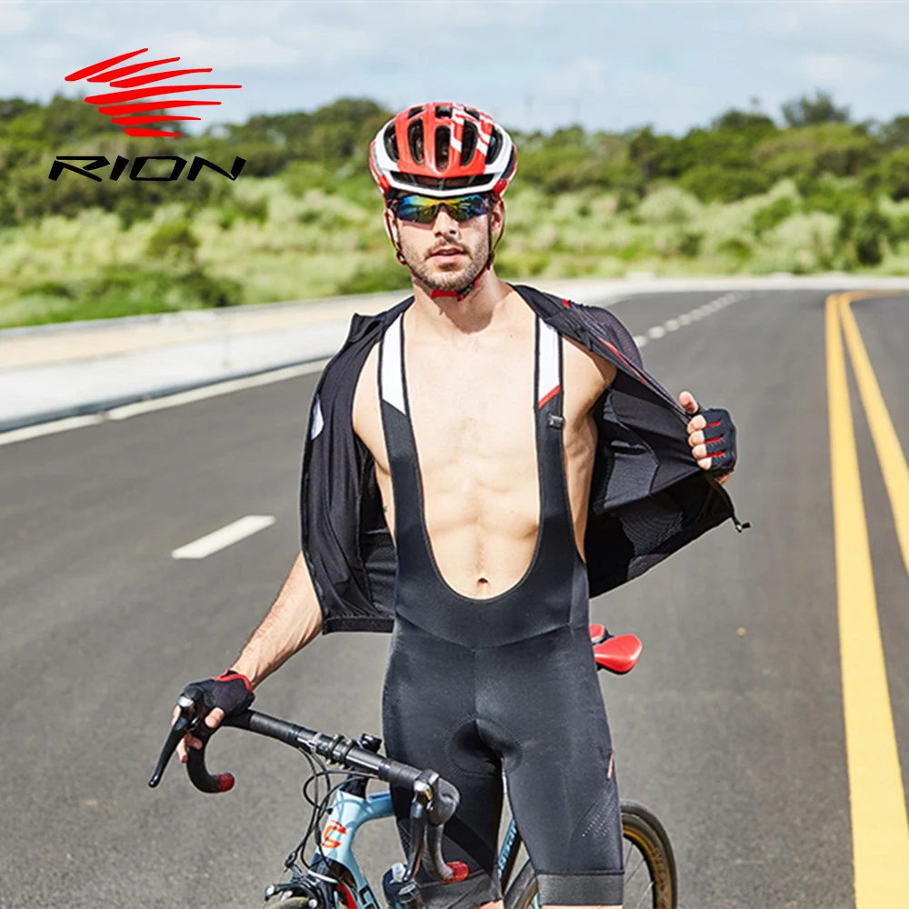 

RION Cycling Bib Shorts Men Bike 5R Padded Tights Bicycle Pants PRO TEAM profession Race Lycra MTB Quick Dry Downhill Shorts