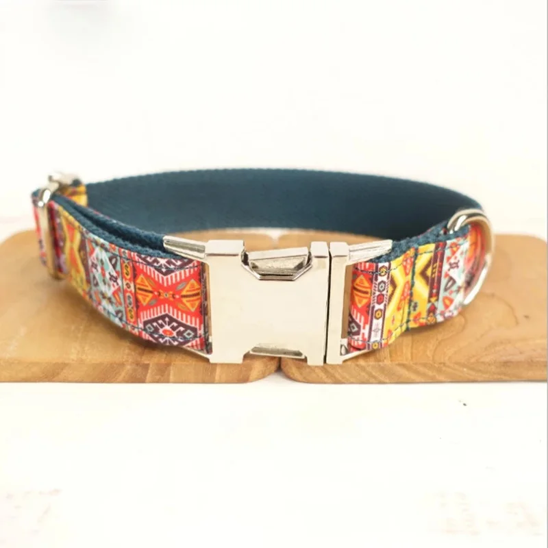 Прочный креативный модный Удобный собачий ошейник ручной работы товары для