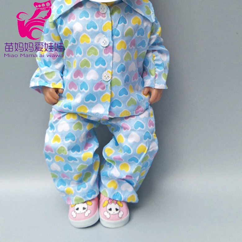43 см Bebe Born Dolls пижамные комплекты одежда и штаны для 18 дюймов кукольные наряды