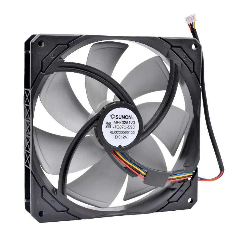 Новый MFE0251V3 1Q07U S9D 14 см 140 мм вентилятор 140x140x25 DC12V 4 провода 4pin для Вентилятор