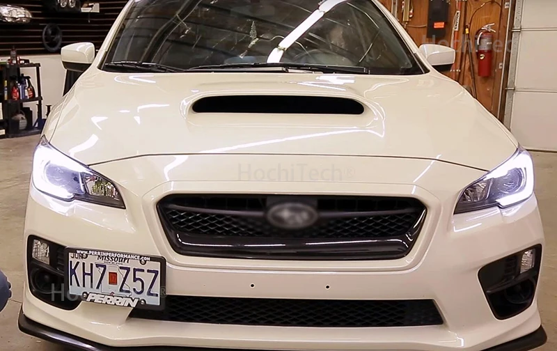 Автомобильный мигающий для Subaru WRX/STI светодиодный DRL Дневной ходовой свет Дневной Водонепроницаемый желтый сигнал
