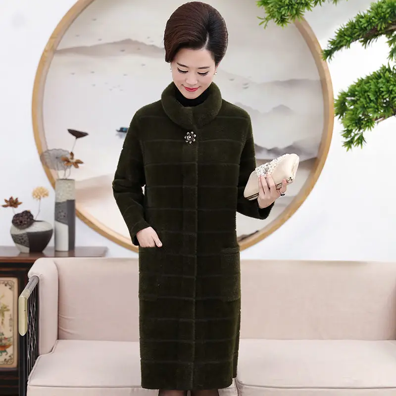 Осень зима 2019 повседневный вязаный кардиган с длинным рукавом для женщин