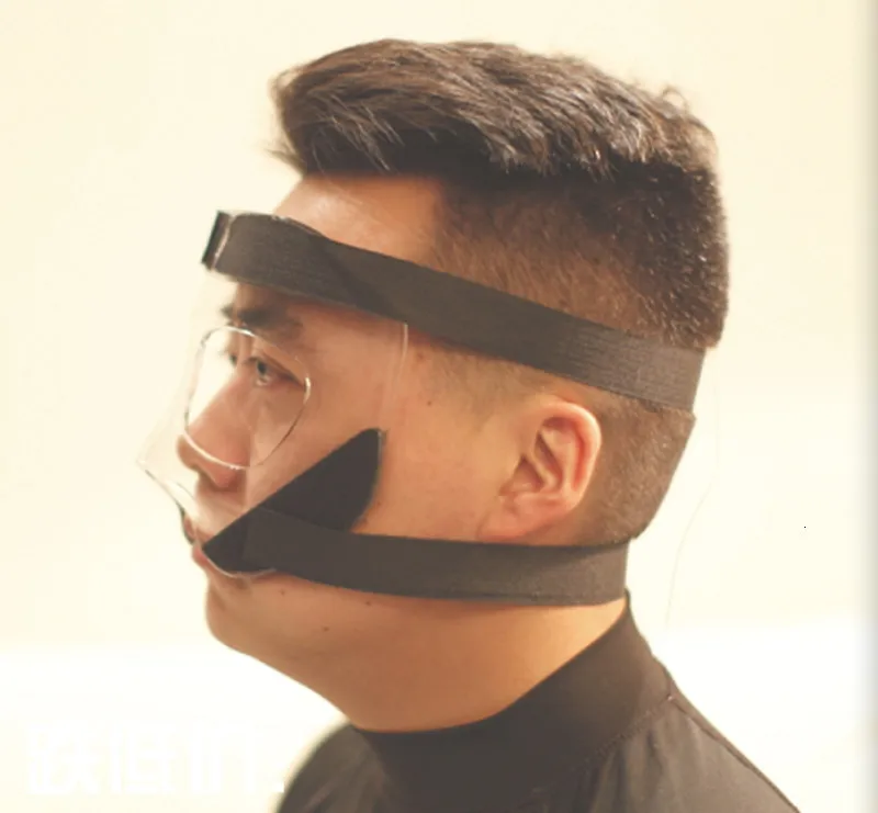 Прозрачная маска для баскетбола футбола Спортивная медицинская лица носа глаз