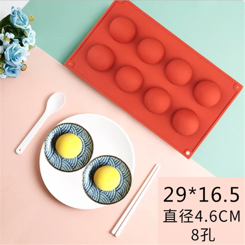 

2021 Round Silicone Cake Mold DIY Mousse Chocolate Baking Accessories Cake Silicone Mold Household Goods Kitchen Cake Tools.85z