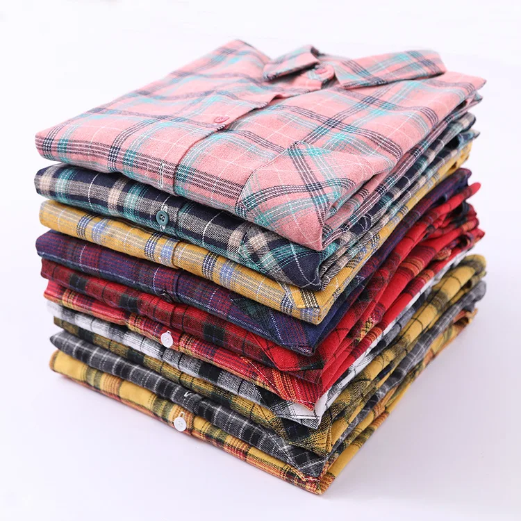 

Vintage Stylish Pockets Oversized Plaid Jacket Coat Women 2021 Fashion Lapel Collar Long Sleeve Loose Outerwear Chic Tops Spring