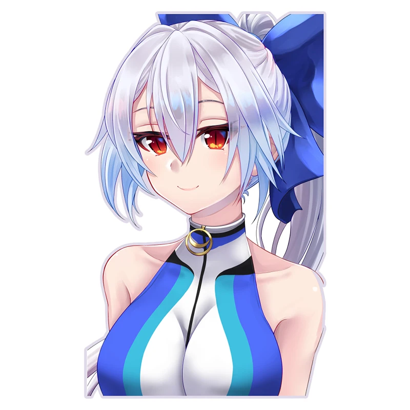 

D210 # Anime Cartoon Cute Girl Self-adhesive Car Sticker Vinyl Decal Waterproof for Motorcycle Bumper Laptop Car Window Door