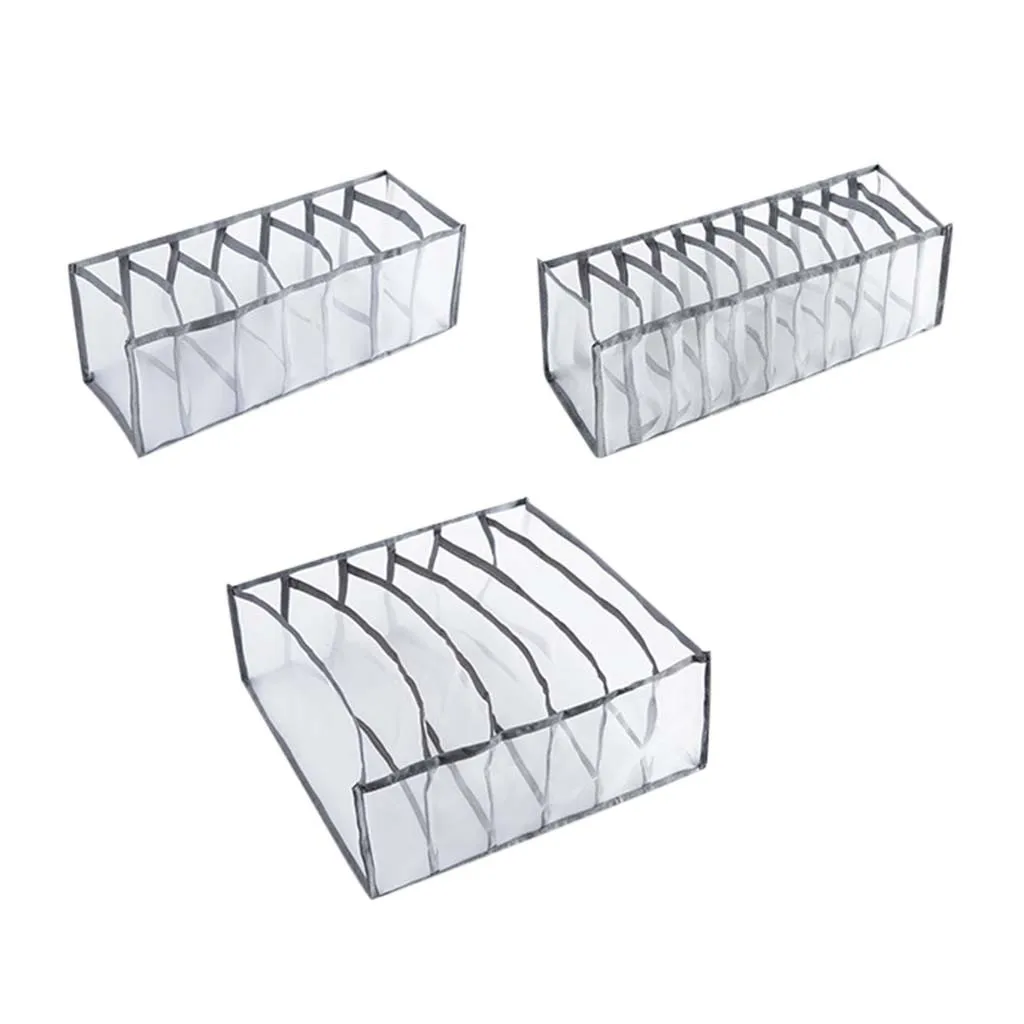 Ящик для хранения нижнего белья с отсеками органайзер носков бюстгальтеров ящик