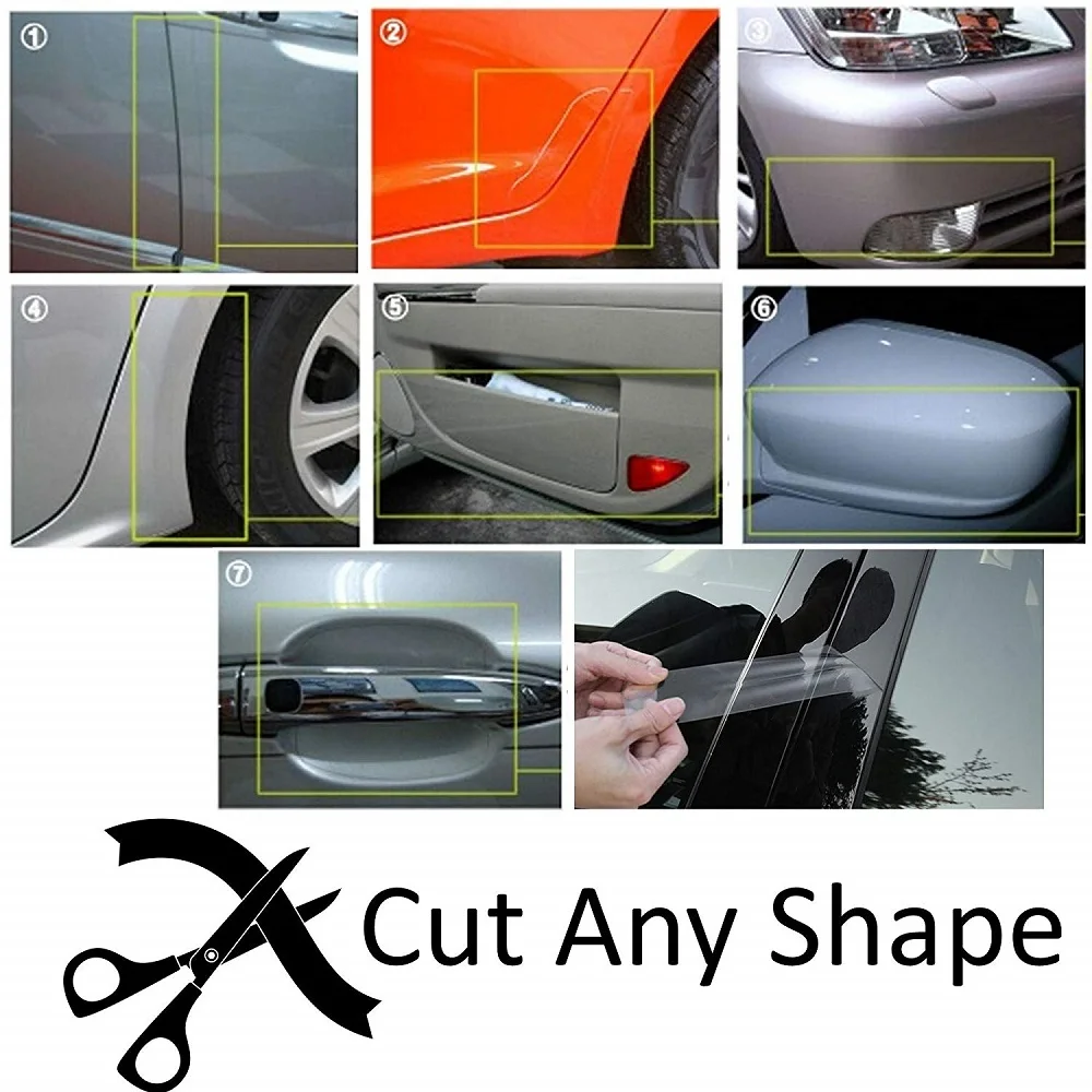 

SALE Protecting Car Bumper paint surface Scratch Prevention body transparent Automobile paint Protective Film Wholesale CSV