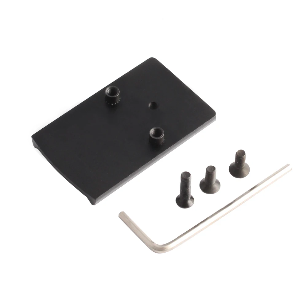 Тактическое крепление с красной точкой Glock Plate Base Adapter Mount fit RMR VISM for Real fire Caliber