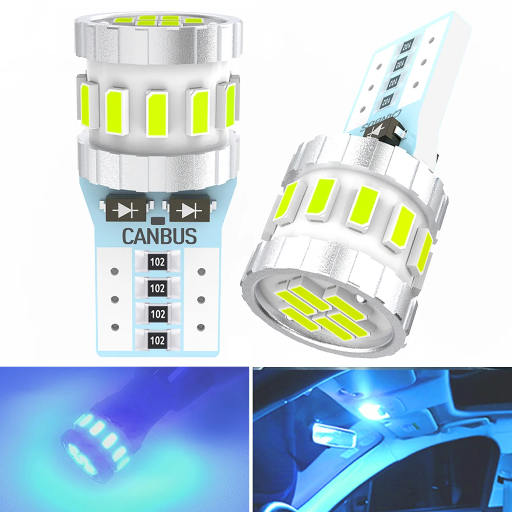 Светодиодная лампа T10 W5W для габаритных огсветильник автомобилей Volkswagen VW Polo Passat b5