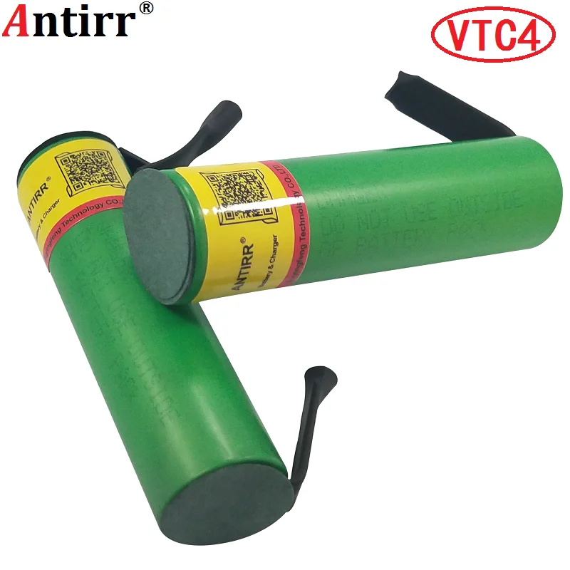 100% оригинал 3 6 V 18650 VTC4 2100mAh высокий расход 30A аккумуляторная батарея для US18650VTC4 + DIY