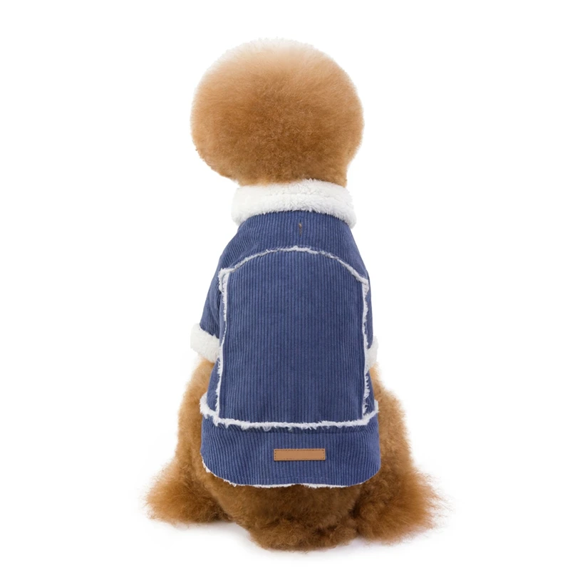 Зимняя куртка для домашних животных Одежда собак и щенков Мопсов французских