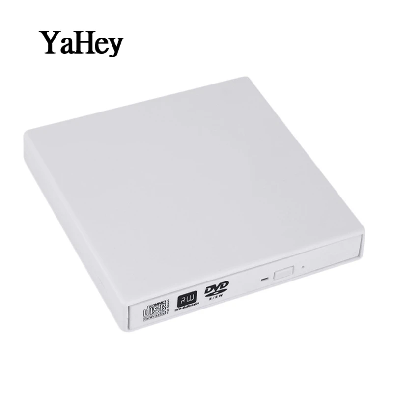 YAHEY USB 2 0 Внешний DVD диск проигрыватель RW горелка оптический CD/DVD диски писатель