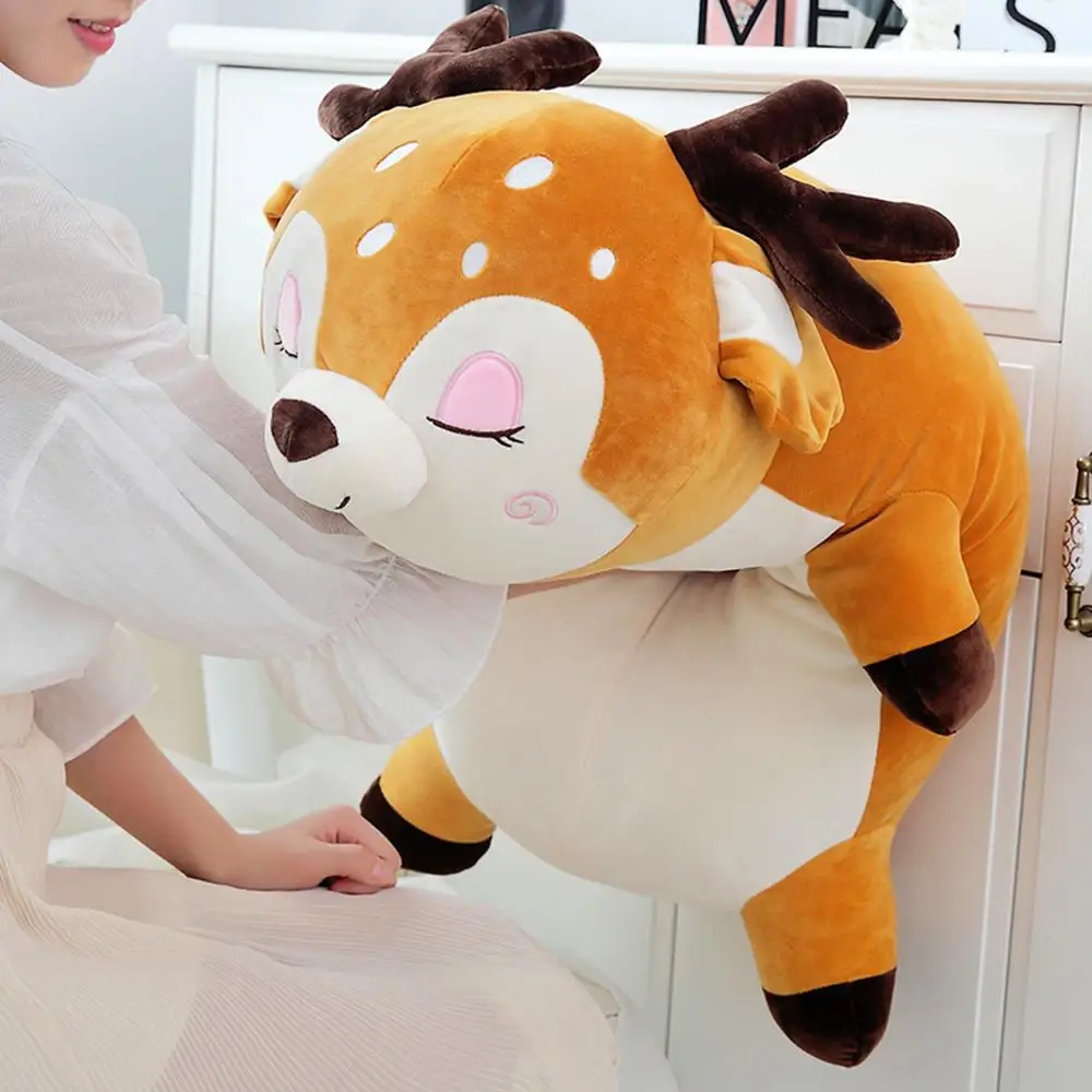 

1PC Kawaii Deer StuffedSoft Plush Doll Baby Lovely Sika Deer Animal Soft Pillow Toy Children Birthday Gifts