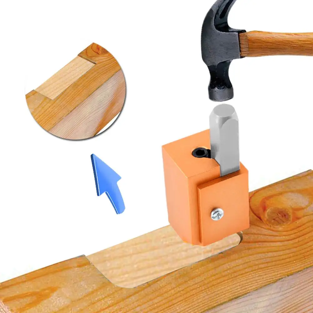 

Square Mortising Quick Cutting Corner Angle Chisel Hinge Recesses Blade Sharp Automatic Alignment Wood Chisel 80x30x30mm