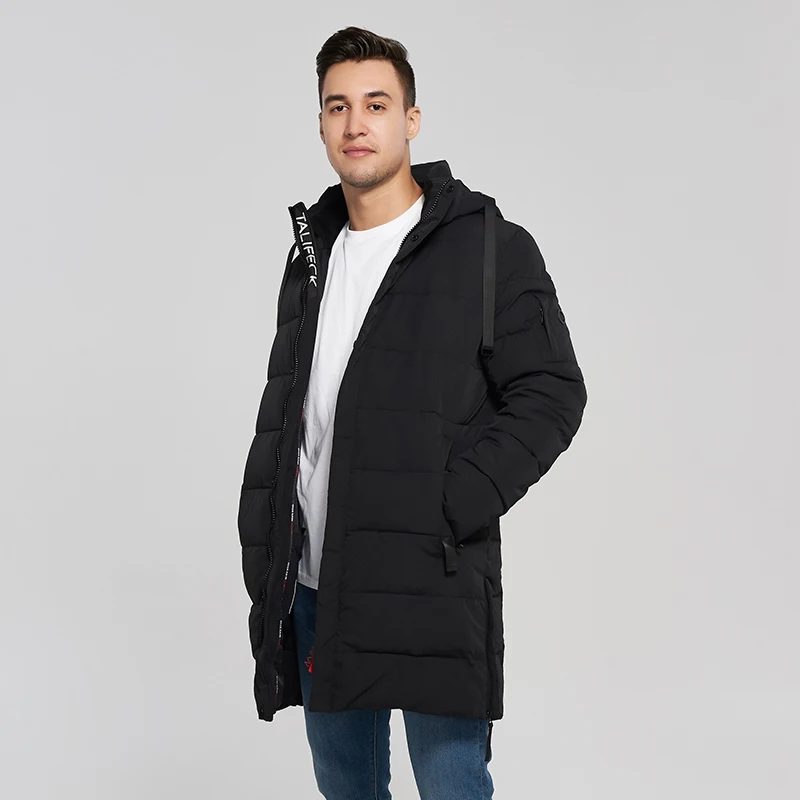 2021 Новое Зимнее Пальто Мужское Куртка Мужская Зимняя Толстая Длинная Хлопковая