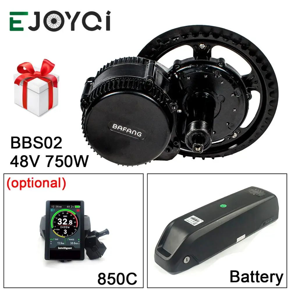 Bafang 8FUN 48V 750W 16Ah Li Ion Батарея BBS02B светильник C965 фара для электровелосипеда в