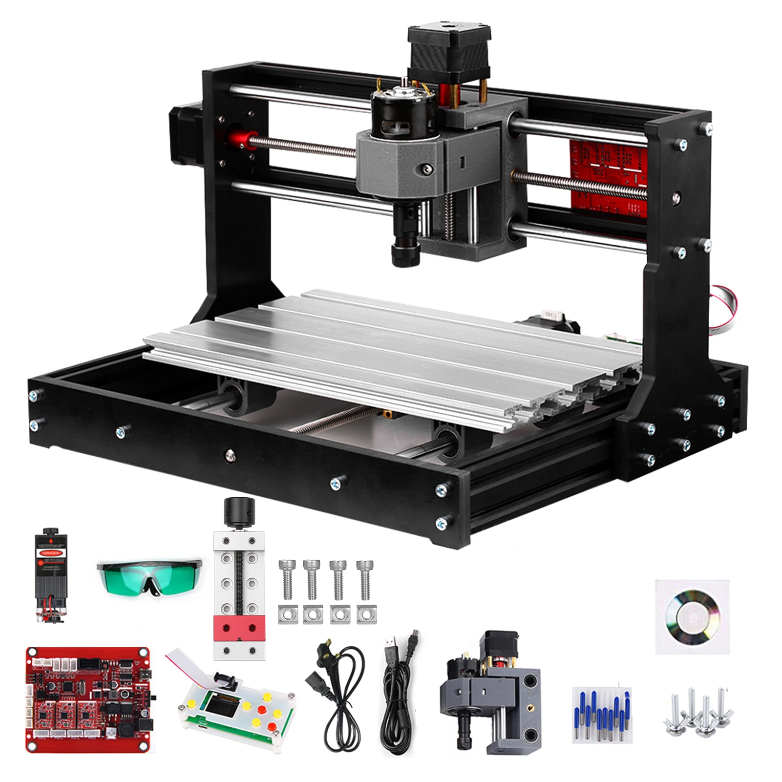 

Обновление версии CNC 3018 Pro GRBL Управление DIY мини фрезерный станок с ЧПУ машина 3 оси Pcb фрезерный станок по дереву ЧПУ гравировальная машина ЧП...