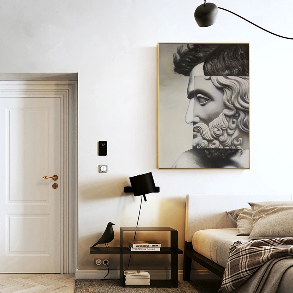 

Modern Sculpture Canvas Paintings On The Wall Art Prints Nordic Pop Art Posters And Prints David Sculpture Wall Pictures Cuadros