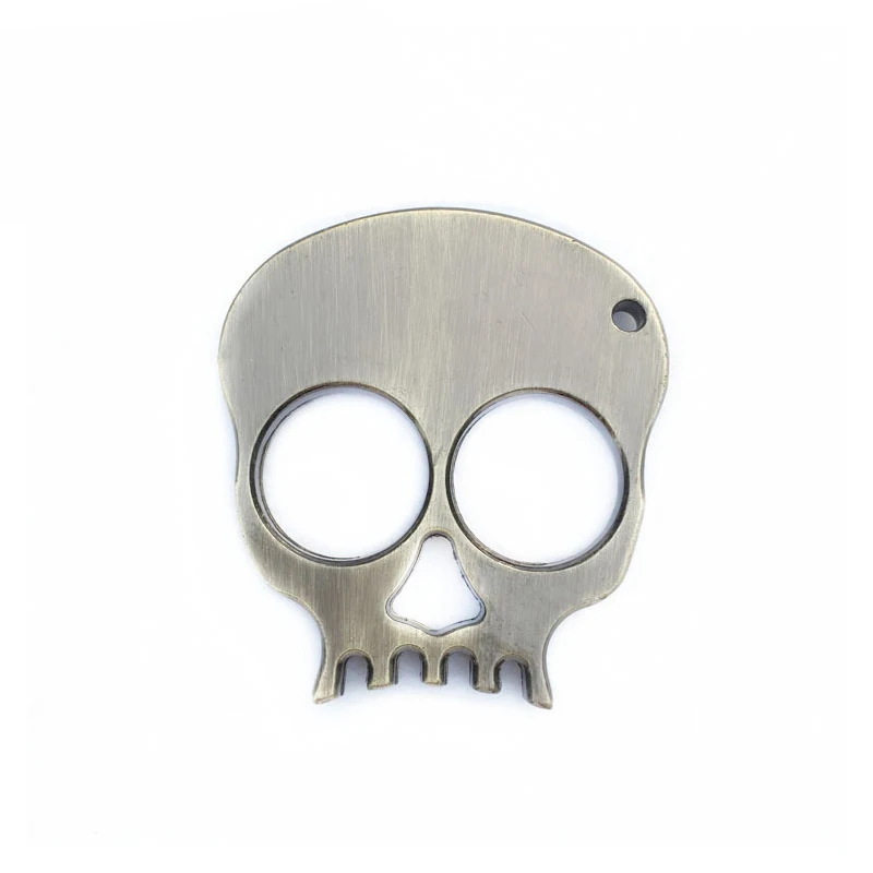 

Toy Sports EDC Alloy Defense Skull Keychian Hand Tool Outdoor Supplies Factory Direct Survical Gear Kids Toys Boys