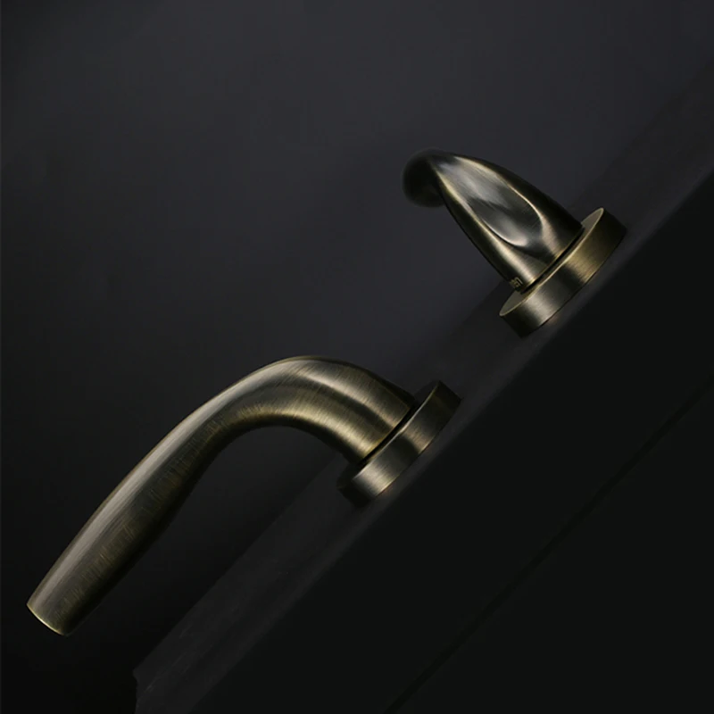 Дверной замок из цинкового сплава простой для межкомнатных дверей твердого