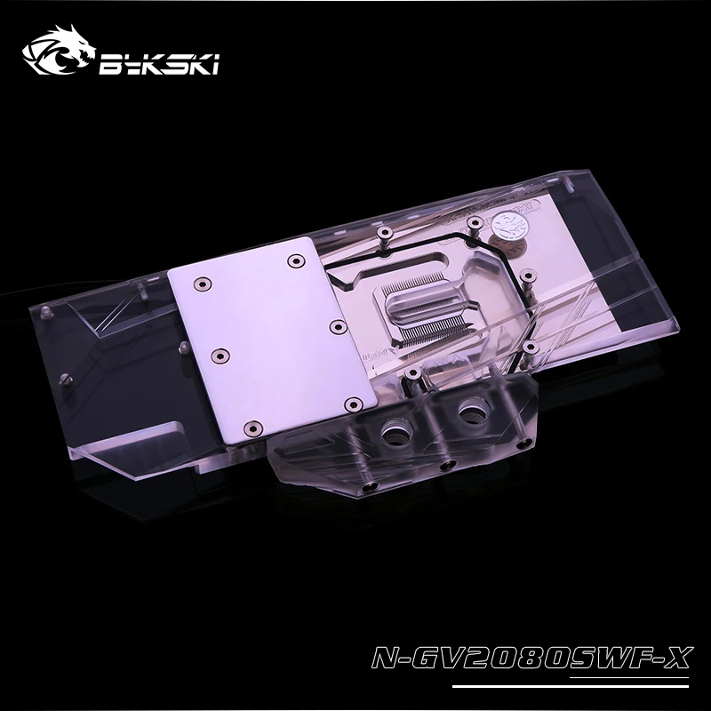Bykski охладитель GPU для Gigabyte RTX 2070 RTX2080 WINDFORCE OC 8G RTX 2070 2060 супер игровой блок GPU, N-GV2080SWF-X