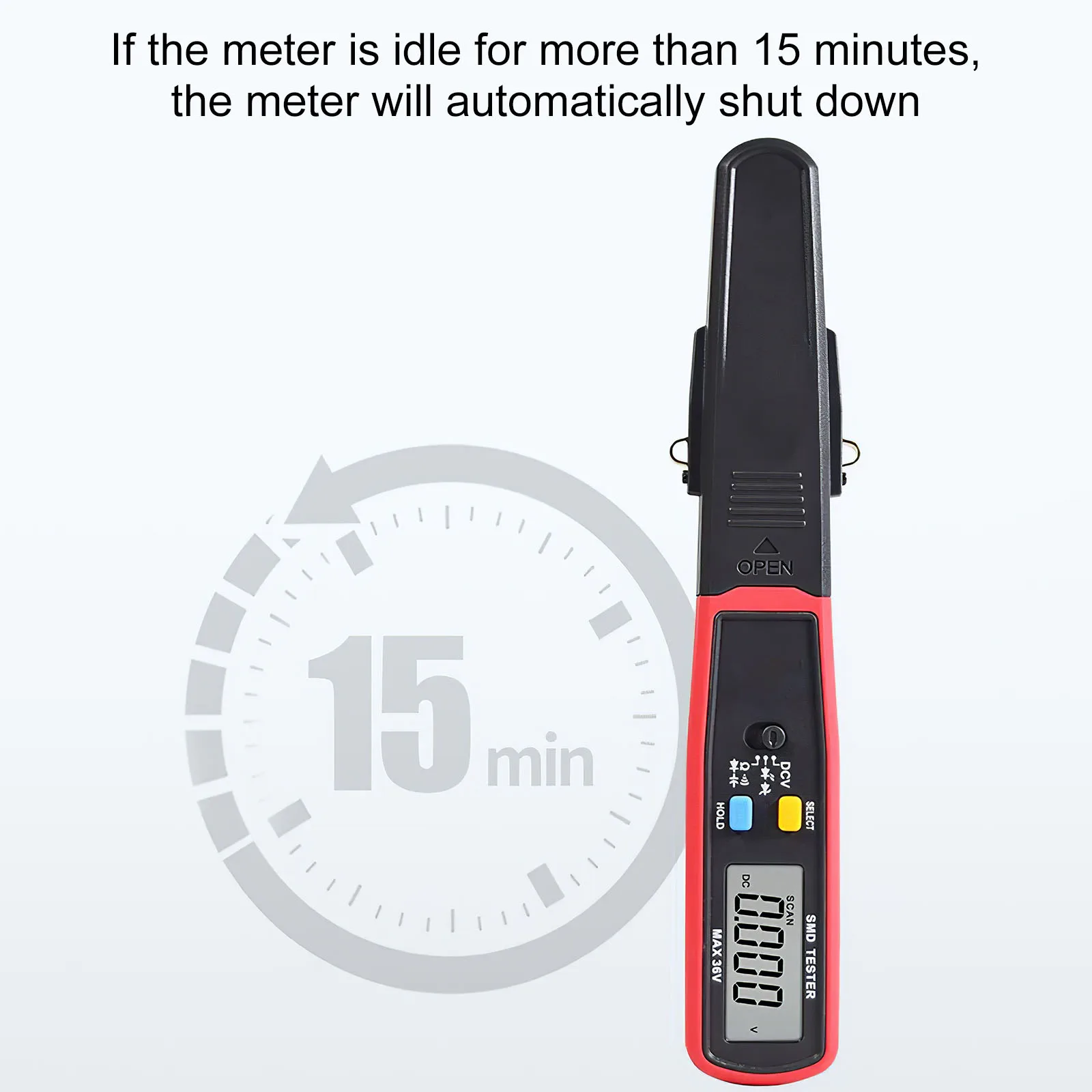 UNI-T UT116A SMD тестер измеритель мультиметр вращающийся Пинцет Сопротивление Емкость