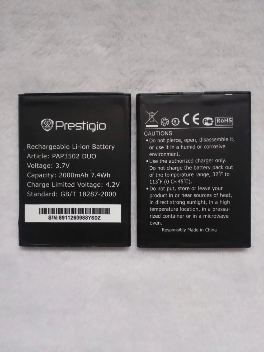

Prestigio PAP3502 DUO 3502 Battery 2000mah High Quality Mobile Accumulator