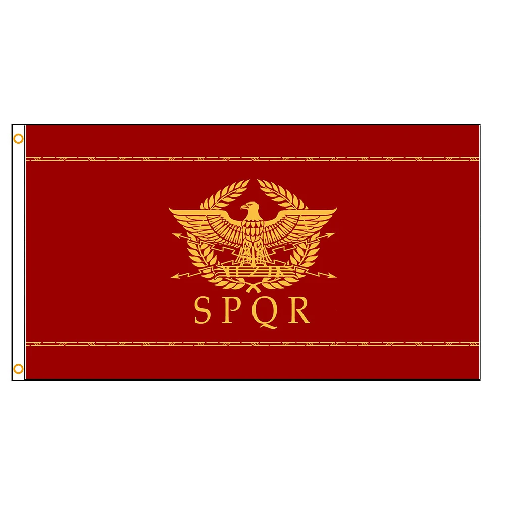 

90x150cm Roman Empire Senate People Of Rome Eagle SPQR Flag