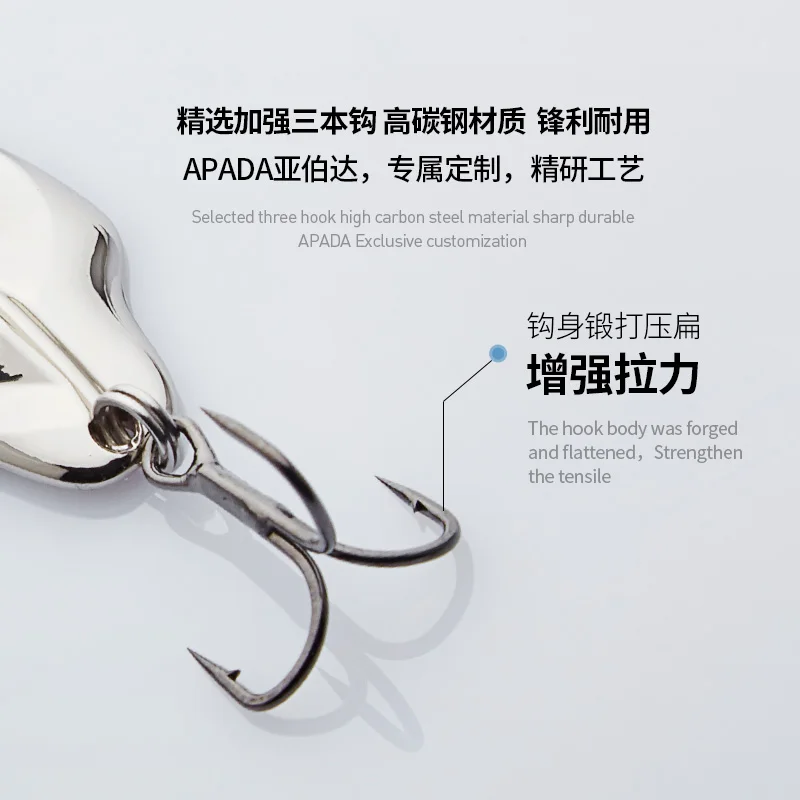 Приманка рыболовная APADA в виде ложки с листьями | Спорт и развлечения