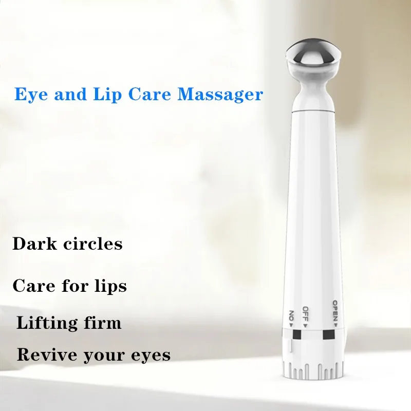 Electric Eye Massager Anti Aging Wrinkle Patch Relief Micro-current Massage Negative Ion Importing Eyes Lip Care Device Tool | Красота и