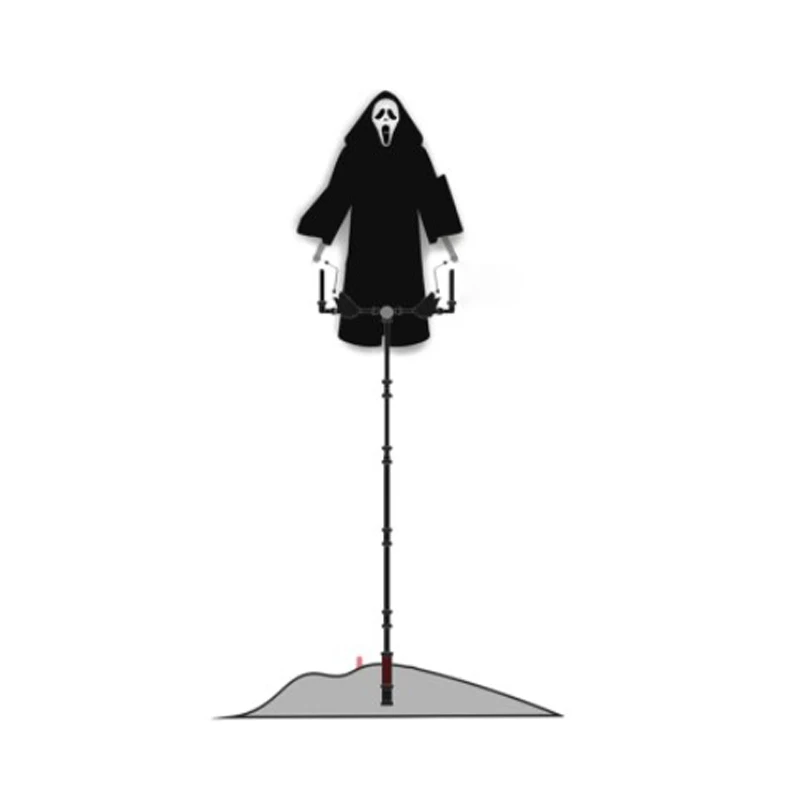 

New Creative Garden Ghostface Scream Scarecrow Yard Hanging Scary Halloween Ghostface Scarecrow Repeller Bird Insect repellent