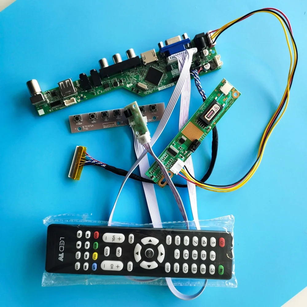 

for LP141WX3-TLQ1 Interface Module Resolution TV Digital Signal 30pin USB Controller Board 1 lamps 14.1" AV VGA HDMI 1280X800