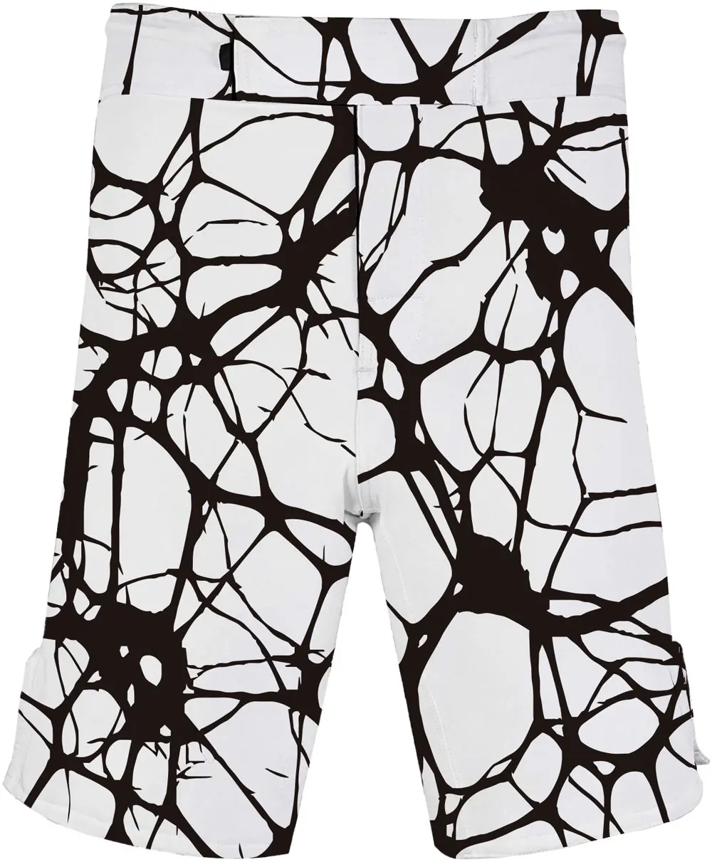 Lightning Pattern MMA BJJ Blaze Shorts Muay Thai WOD Cross Training Kickboxing Short | Taekwondo & Karate Clothing