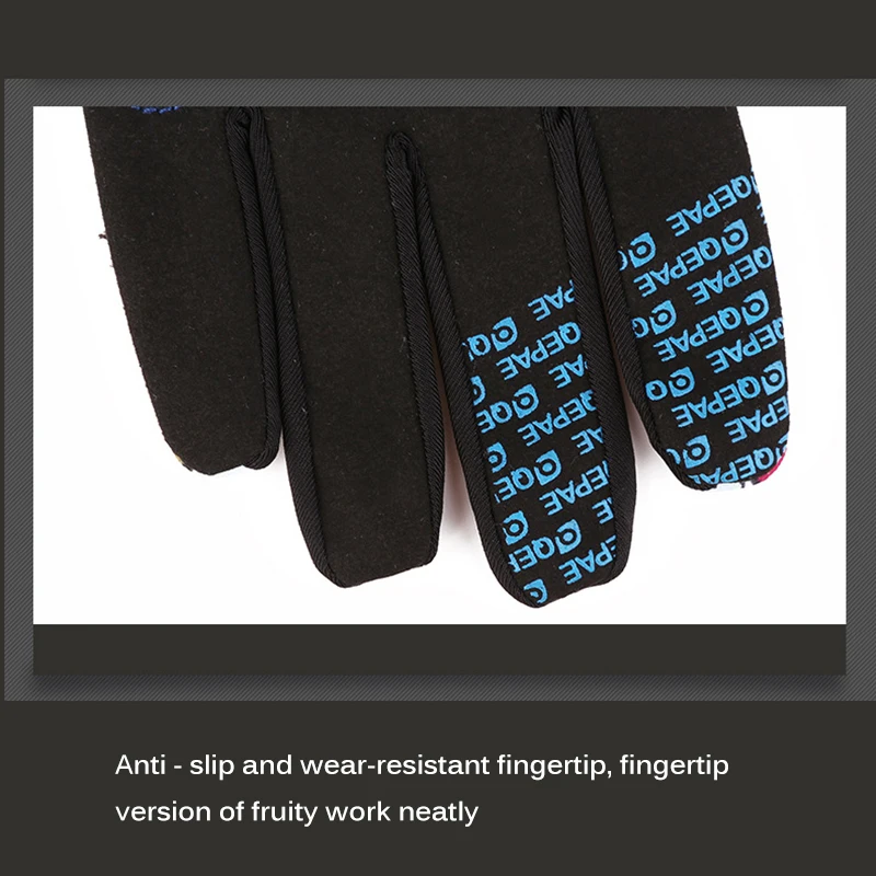 

AOZBZ Bike Bicycle Thermal Motorcycle Skiing Full Finger Gloves Cycling Gloves Breathable Windproof Racing Riding Sports Gloves