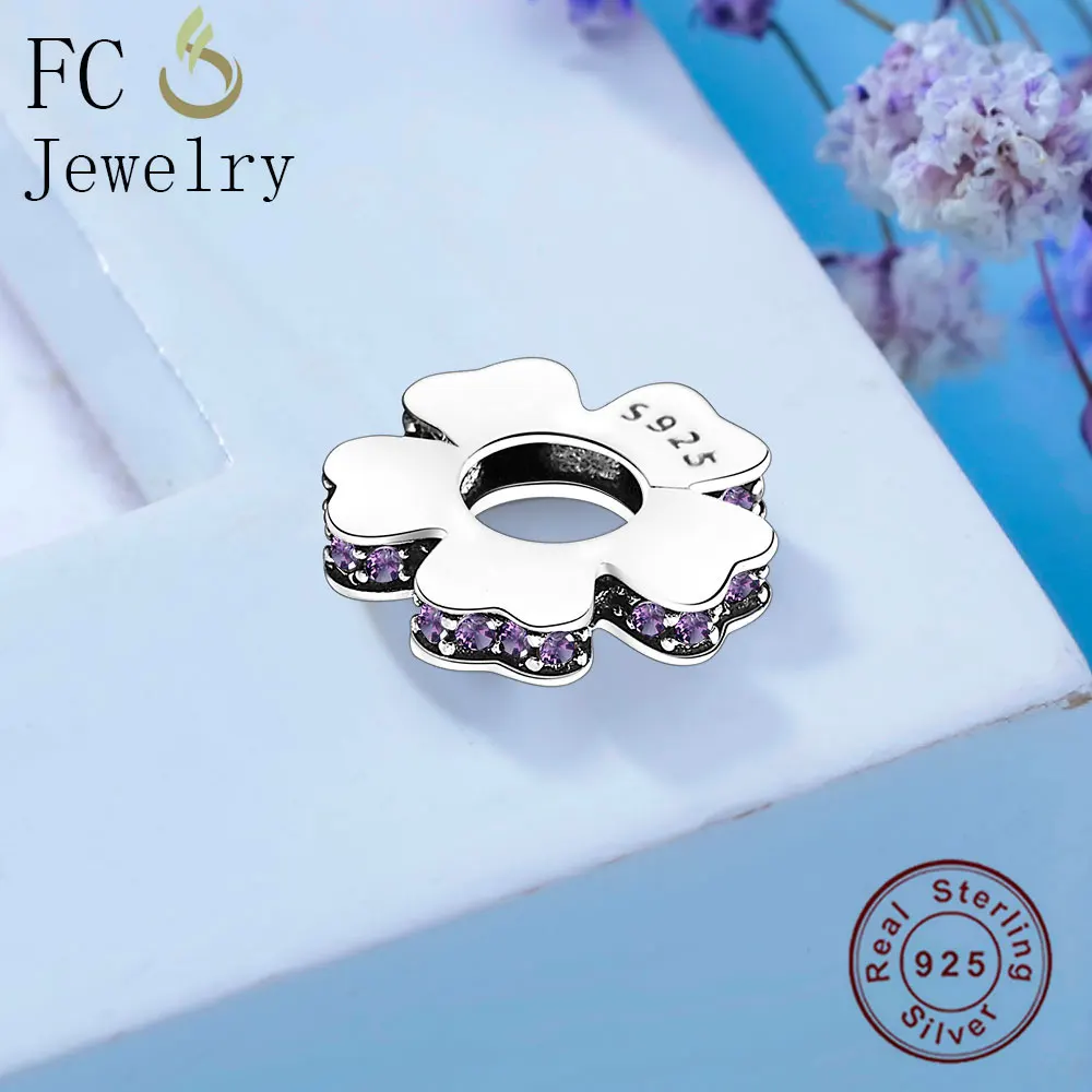 FC ювелирное изделие оригинальный браслет с шармом Серебряный цветок смешанный