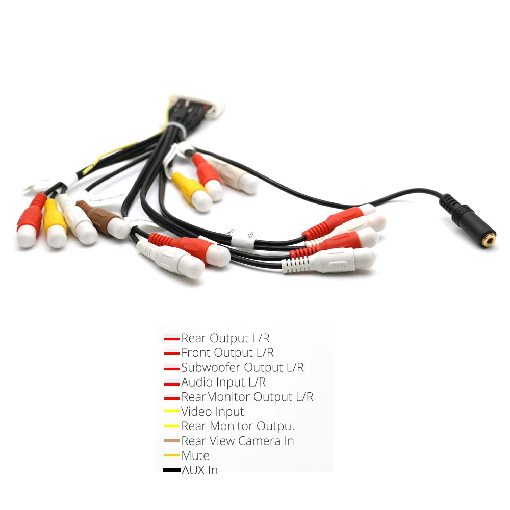 Автомобильное стерео радио 32 Pin RCA жгут проводов адаптер кабель с входом AUX для