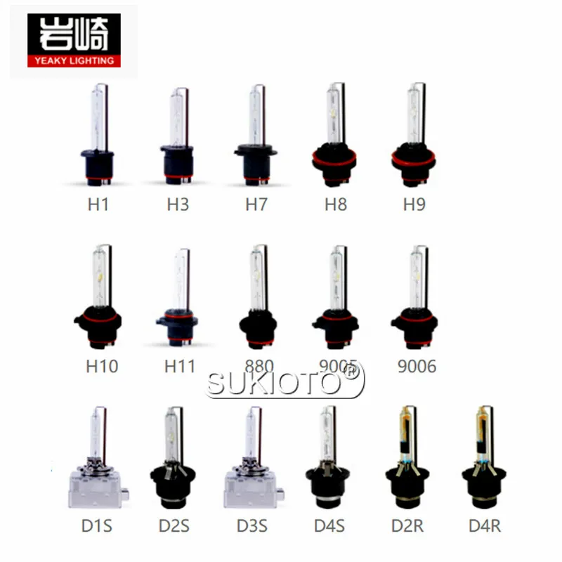 Сукиото AC 35W Быстрая яркая HID-ксеноновая установка Hylux A2088 балласт с лампой Yeaky H1 H7 H11 9005 9006 D2H 4500K 5500K 6500K.