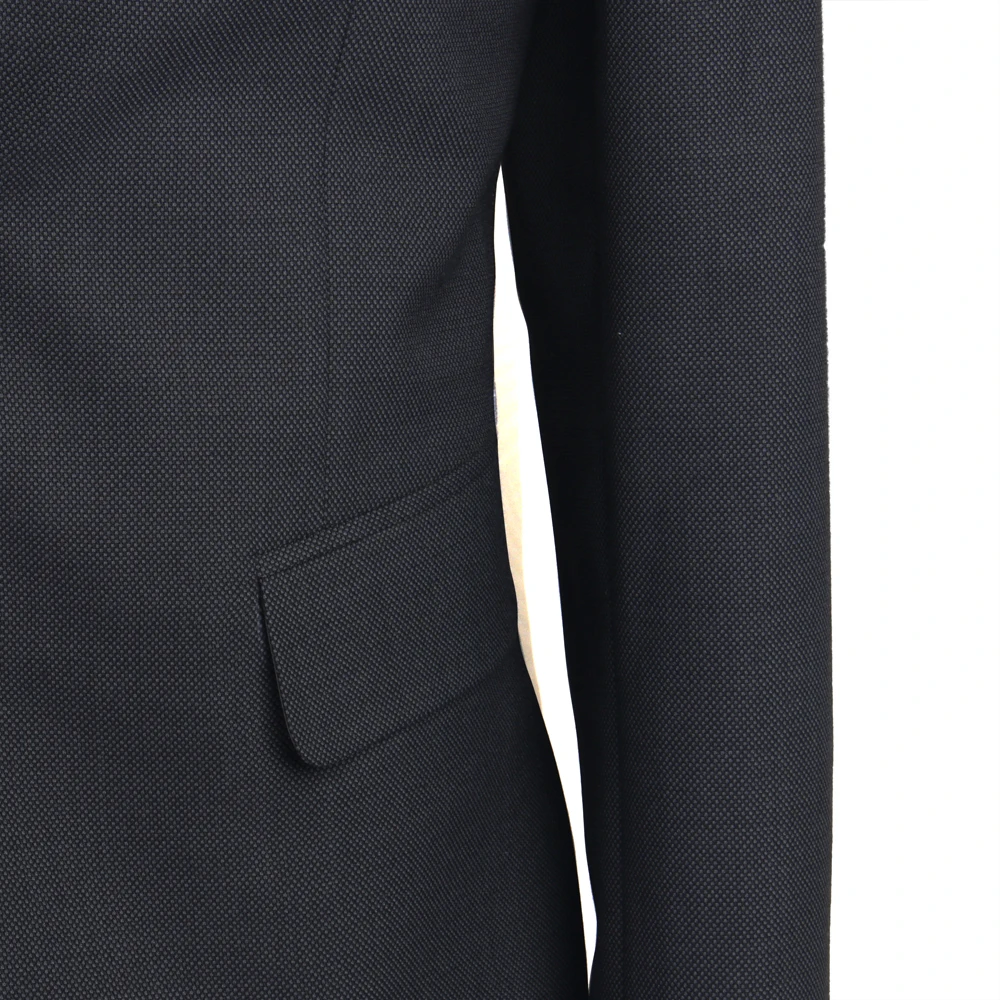 2021 Dark Grey Nailhead Suit Is A Modern Essential For Year-Round Wear Custom Made Slim Fit Men Suits Business Suits Bestseller