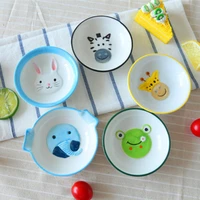 kid cartoon elephant ceramic bowl dishes lunch box kid baby children infant baby rice feeding bowl plastic snack plate tableware