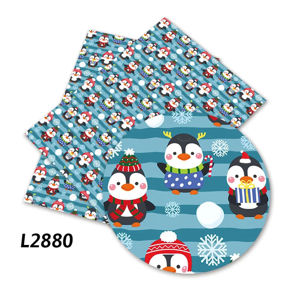 140 см * 50 мультяшная Рождественская печатная полиэфирная ткань хлопковая