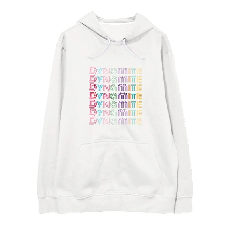 

New Album Kpop Hoodie Sweatshirts Dynamite DiscoPop Hip Hop K-pop Hooded Tops Men/women Long Sleeve Harajuku Streetwear Hoody
