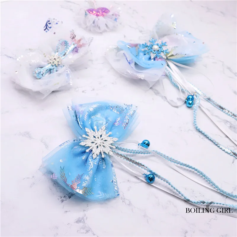 12 см * 25 ярдов блестящая красочная Снежинка тюль в рулоне Рождественское