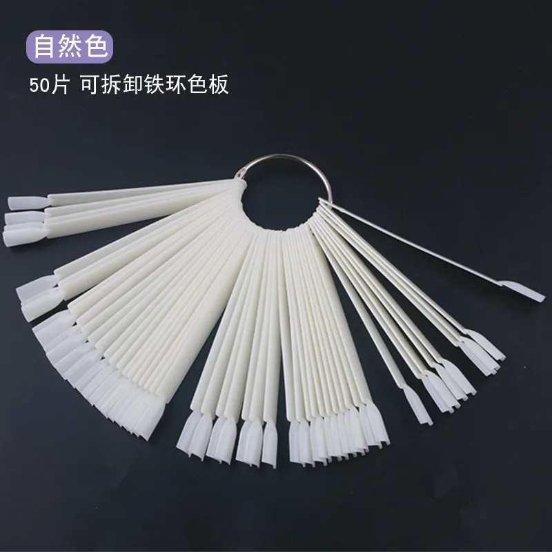 2 цвета 50 шт. накладные ногти цветные карты для дизайна ногтей акриловая таблица