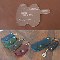 key holer drawing acrylic template diy handmade leather small bag fashion design mould sewing stencil tool supplies