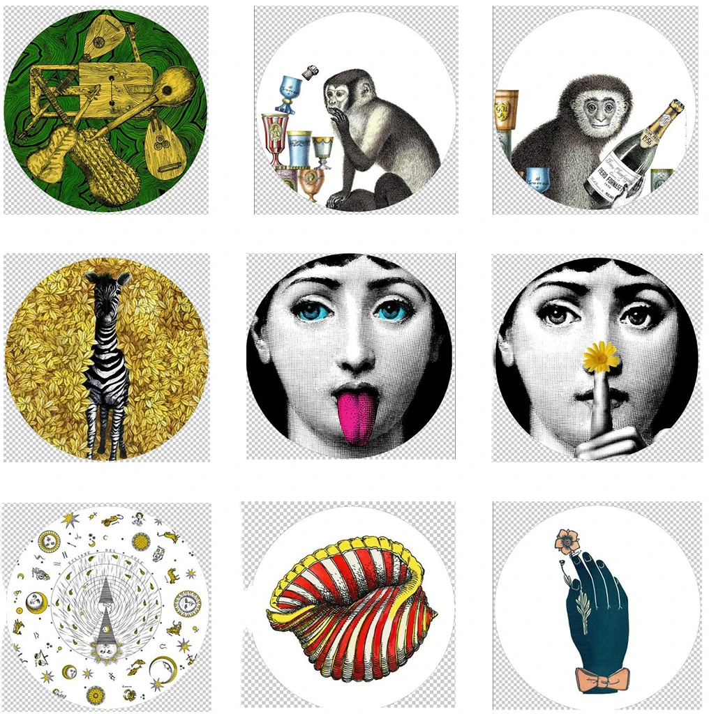 Декоративная тарелка для ресторана бара домашний декор настенная в итальянском