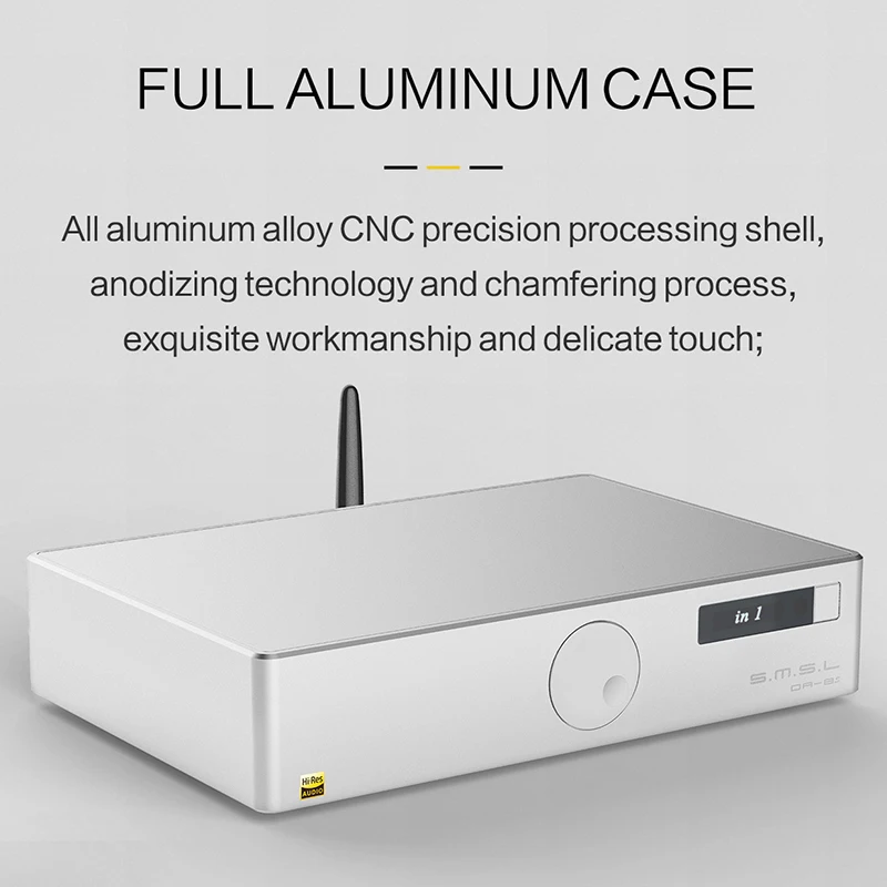 Цифровой усилитель SMSL DA 8S 80 Вт/шт. полный сбалансированный Bluetooth Поддержка aptX