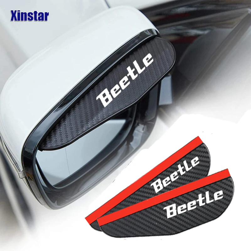 

2X Car Rearview Mirror Eyebrow Protector For Volkswagen Beetle