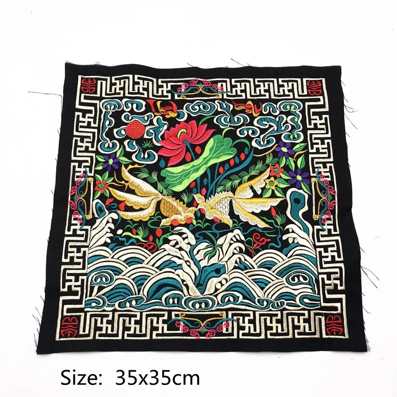 1 шт в этническом стиле Стиль вышивка ткань патч аппликация Одежда декоративная
